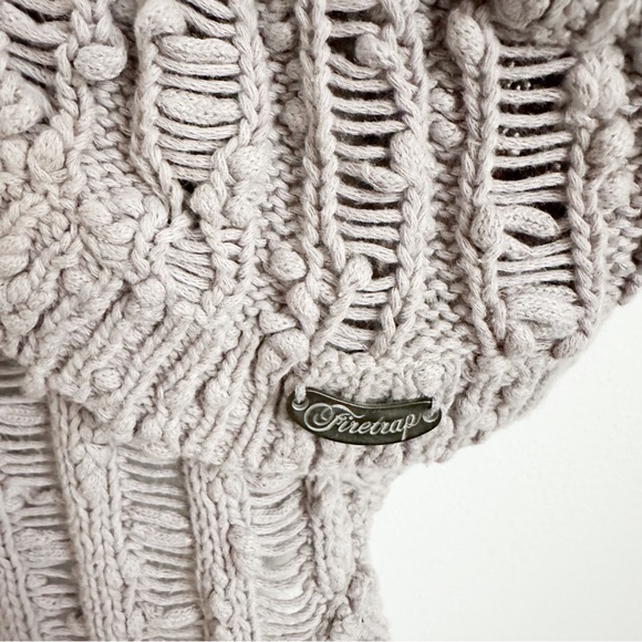 Firetrap one of a kind open knit grey cardigan - Picture 7 of 9